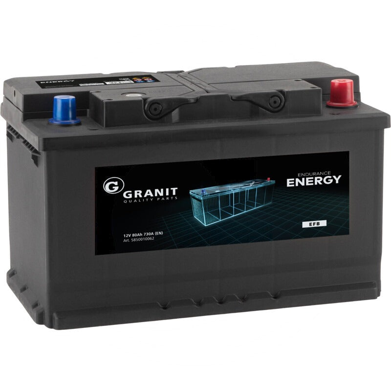 GRANIT ENDURANCE ENERGY Batterie 12 V / 80 Ah