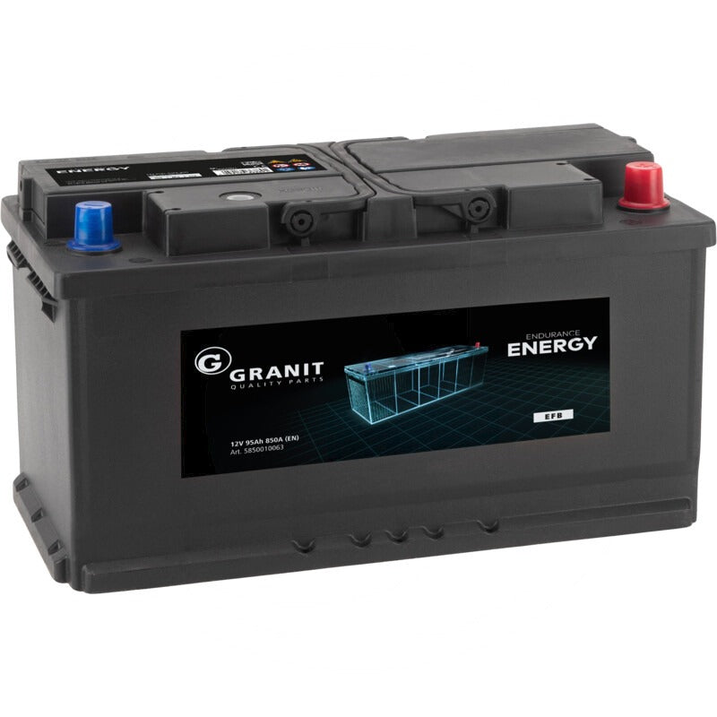 GRANIT ENDURANCE ENERGY Batterie 12 V / 95 Ah – GB EFB L5