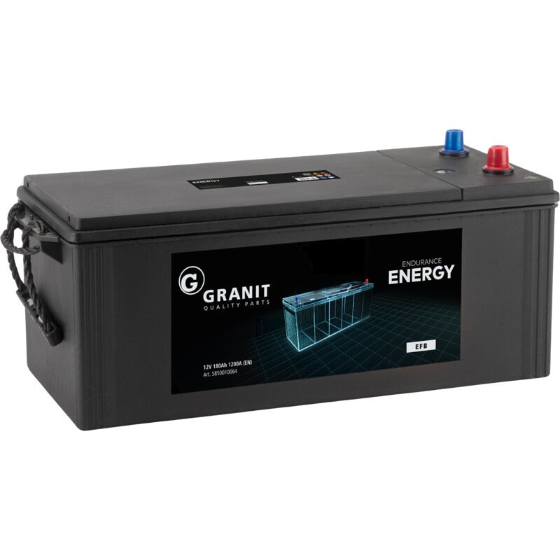GRANIT ENDURANCE ENERGY Batterie 12 V / 180 Ah – 513 mm – GB EFB 68032(MIX)