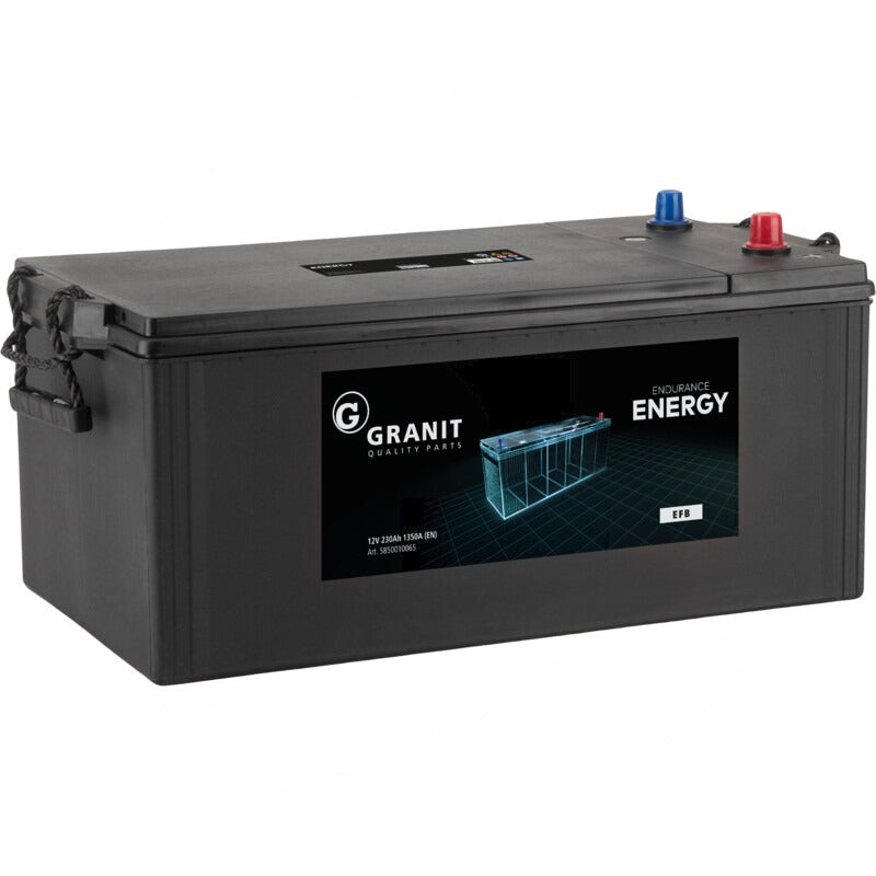 GRANIT ENDURANCE ENERGY Batterie 12 V / 230 Ah – 518 mm – GB EFB 73011(MIX)
