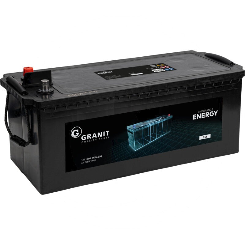 GRANIT ENDURANCE ENERGY Batterie 12 V / 180 Ah – 513 mm – 680993