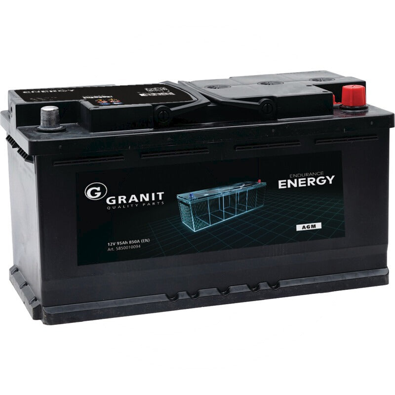 GRANIT ENDURANCE ENERGY Batterie AGM 12V 95Ah 850A