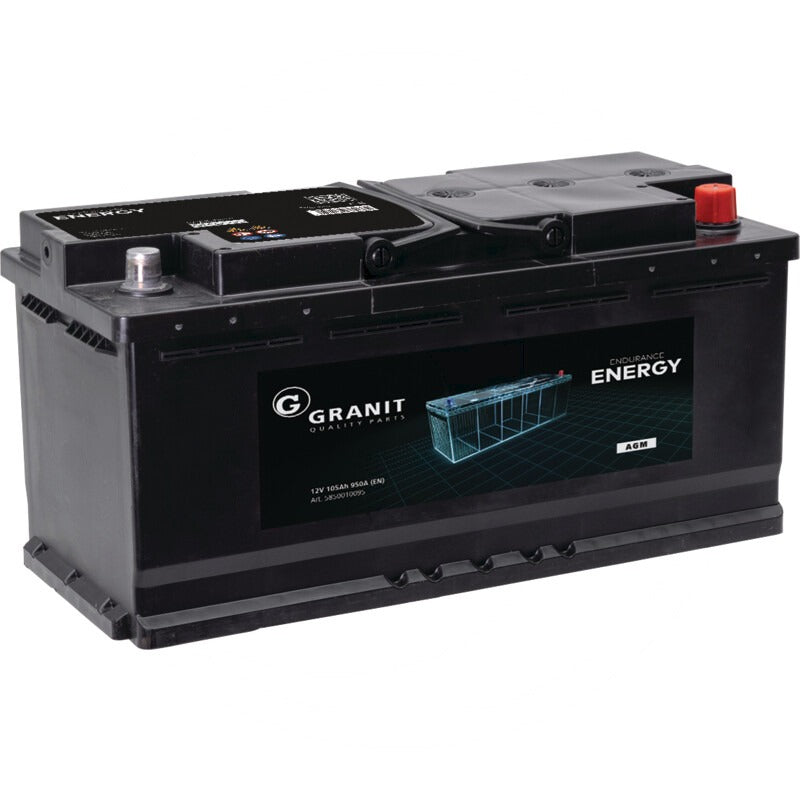 GRANIT ENDURANCE ENERGY Batterie AGM 12V 105Ah 950A