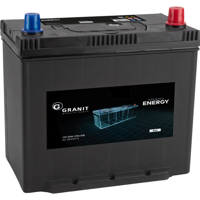 GRANIT ENDURANCE ENERGY Batterie 12 V / 45 Ah – 238 mm – GB450LS12BH