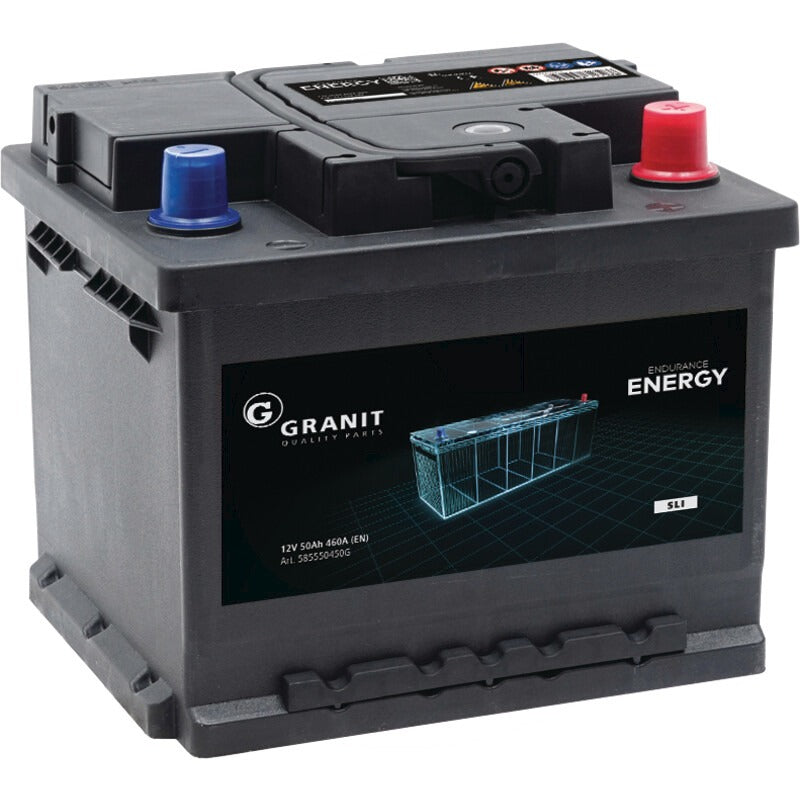 GRANIT ENDURANCE ENERGY Batterie 12 V / 50 Ah – 208 mm