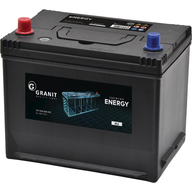 GRANIT ENDURANCE ENERGY Batterie 12 V / 70 Ah – 269 mm – GB 57024