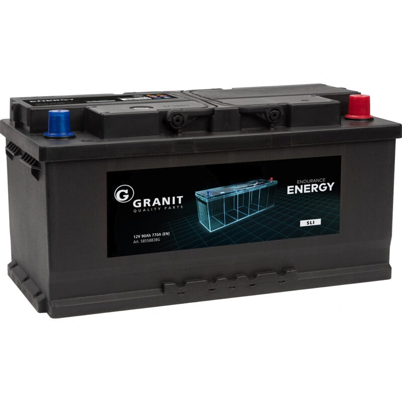 GRANIT ENDURANCE ENERGY Batterie 12 V / 90 Ah – 353 mm – GB5851520BHAD