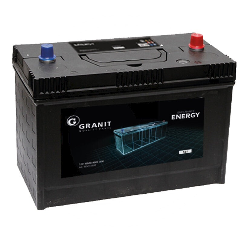 GRANIT ENDURANCE ENERGY Batterie 12 V / 100 Ah – 330 mm – BAT102LDL