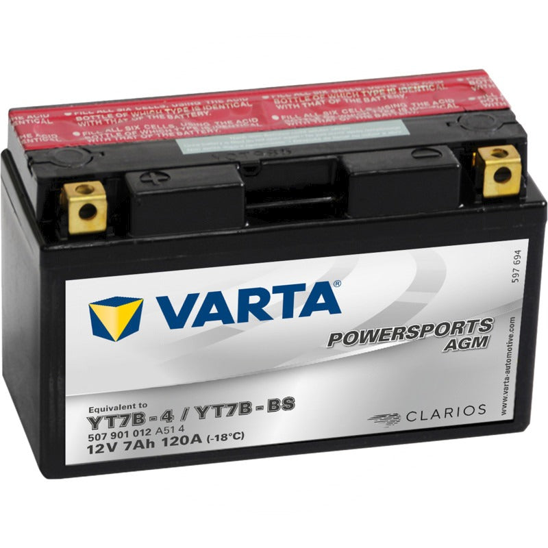 VARTA Batterie POWERSPORTS AGM 12 V / 7 Ah