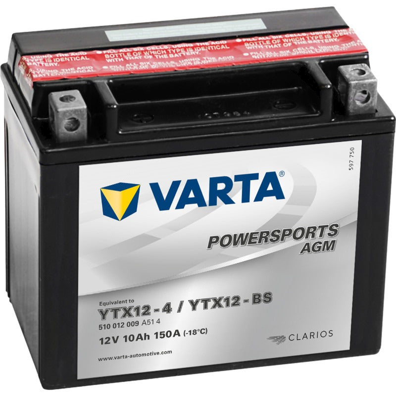 VARTA Batterie POWERSPORTS AGM 12 V / 10 Ah