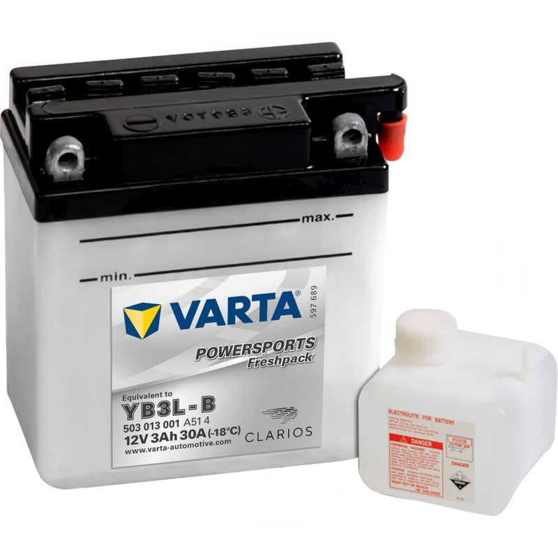 VARTA Batterie POWERSPORTS Freshpack 12 V / 3 – 10 mm
