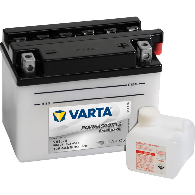 VARTA Batterie POWERSPORTS Freshpack 12 V / 4 – 121 mm