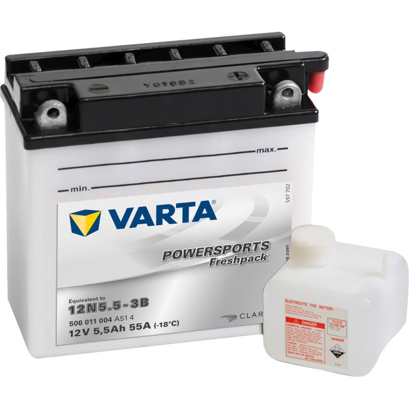VARTA Batterie POWERSPORTS Freshpack 12 V / 5 – 136 mm