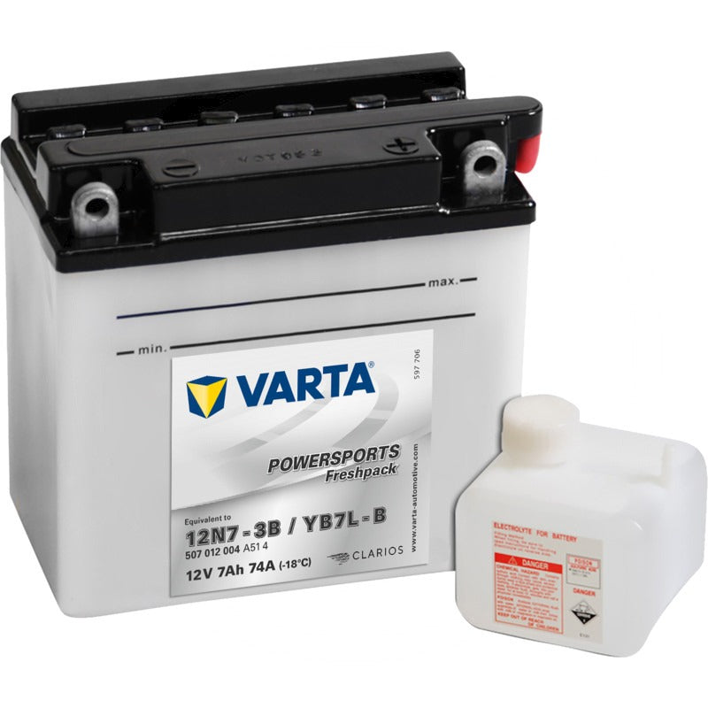 VARTA Batterie POWERSPORTS Freshpack 12 V / 7 – 136 mm