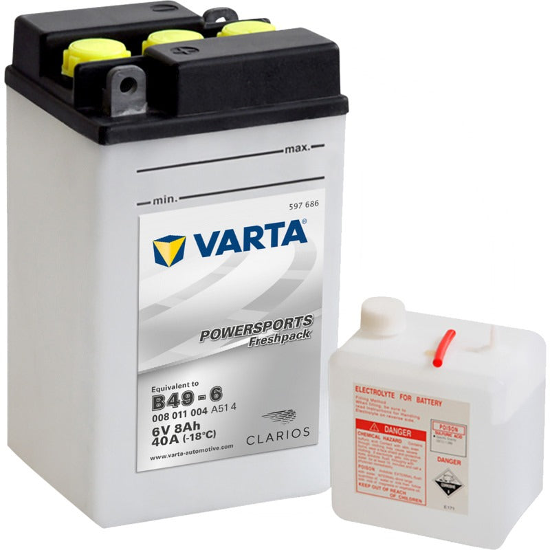 VARTA Batterie POWERSPORTS Freshpack 6 V / 8 A – 95 mm