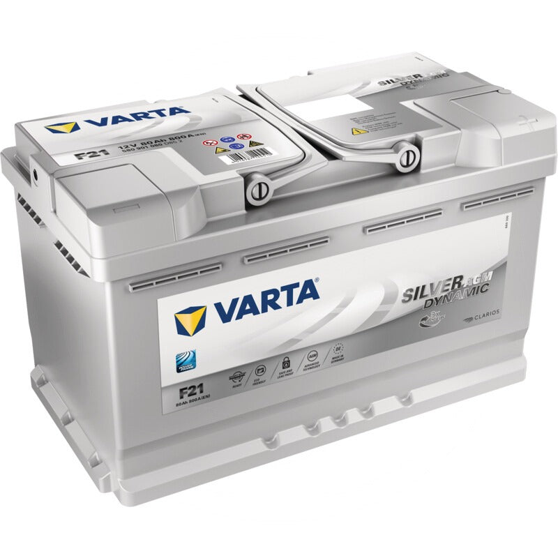 VARTA Batterie Silver Dynamic AGM 12 V / 80 Ah – 315 mm