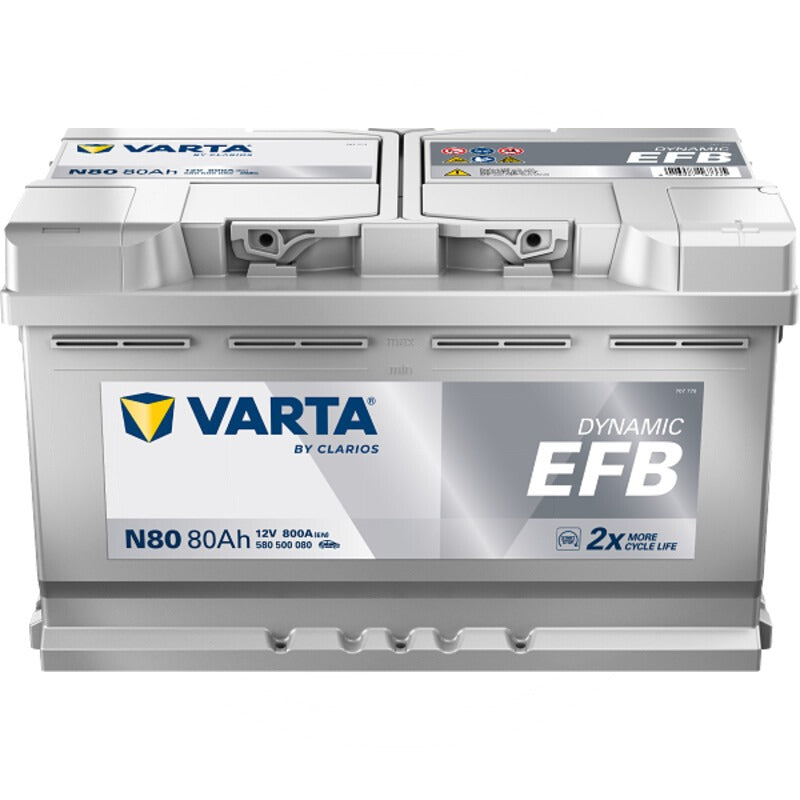 VARTA Blue Dynamic EFB N80 580500080D842 – 314 mm – Bild 2