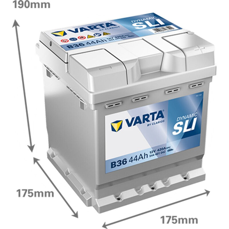 VARTA Batterie Blue Dynamic 12 V / 44 Ah – 175 mm