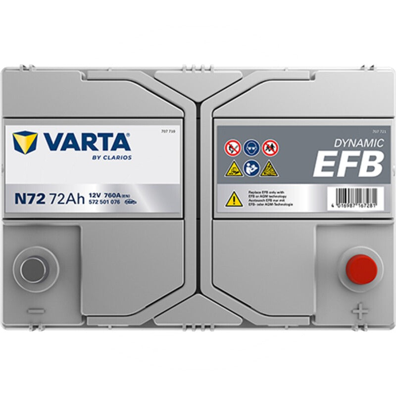 VARTA Starterbatterie Varta 12 Volt 72 AH – 261 mm – 709249 – Bild 4