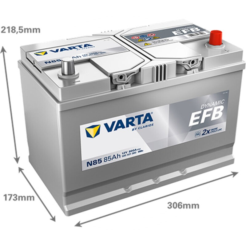 VARTA Starterbatterie Varta Blue Dynamic – 306 mm – 709243
