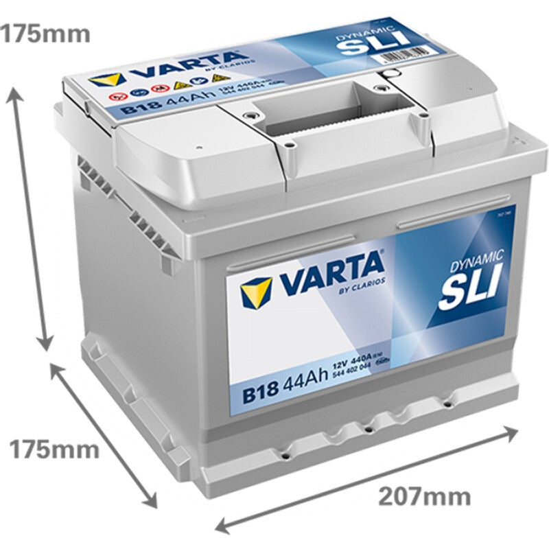 VARTA Batterie Blue Dynamic 12 V / 44 Ah – 207 mm