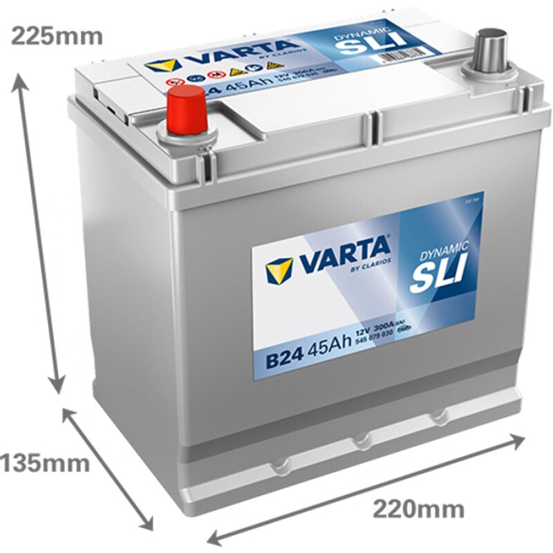VARTA Batterie Black Dynamic 12 V / 45 Ah – 220 mm Schaltung 1