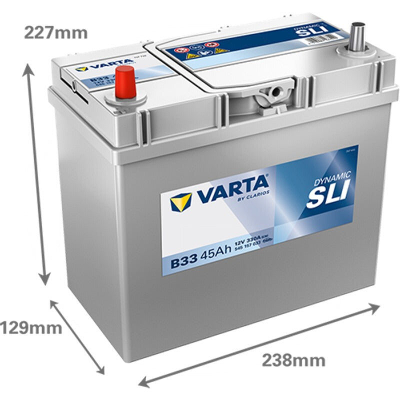 VARTA Batterie Blue Dynamic 12 V / 45 Ah – 238 mm Schaltung 1