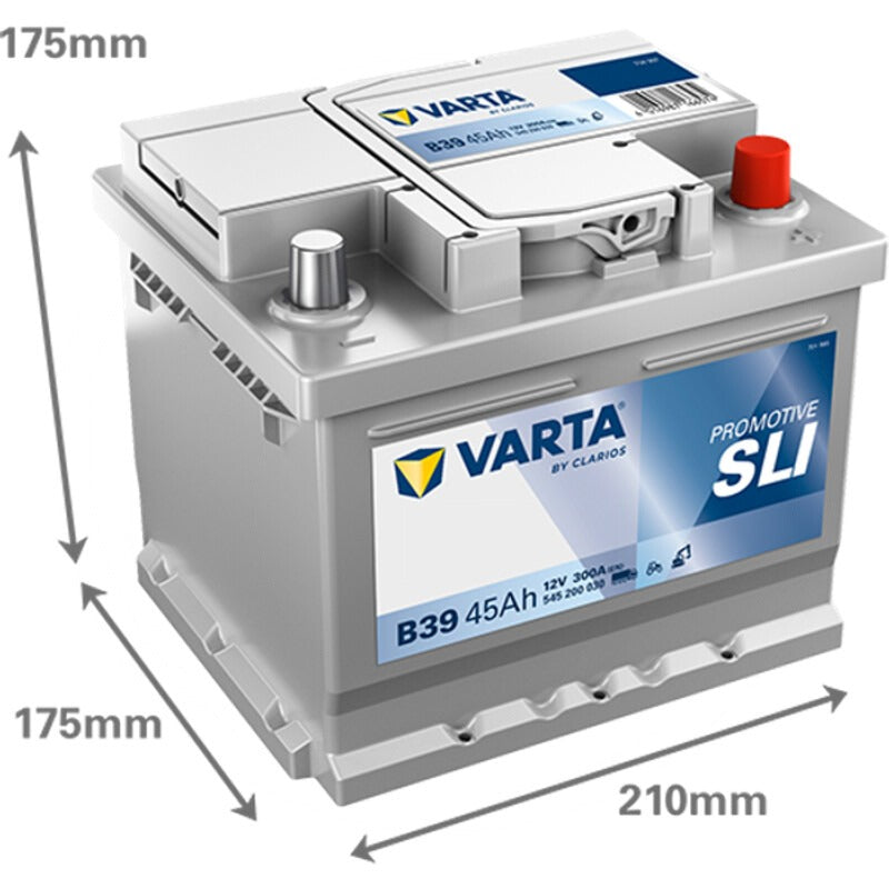 VARTA Starterbatterie 12V / 45Ah – 207 mm