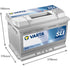 VARTA Batterie Silver Dynamic 12 V / 77 Ah – 278 mm