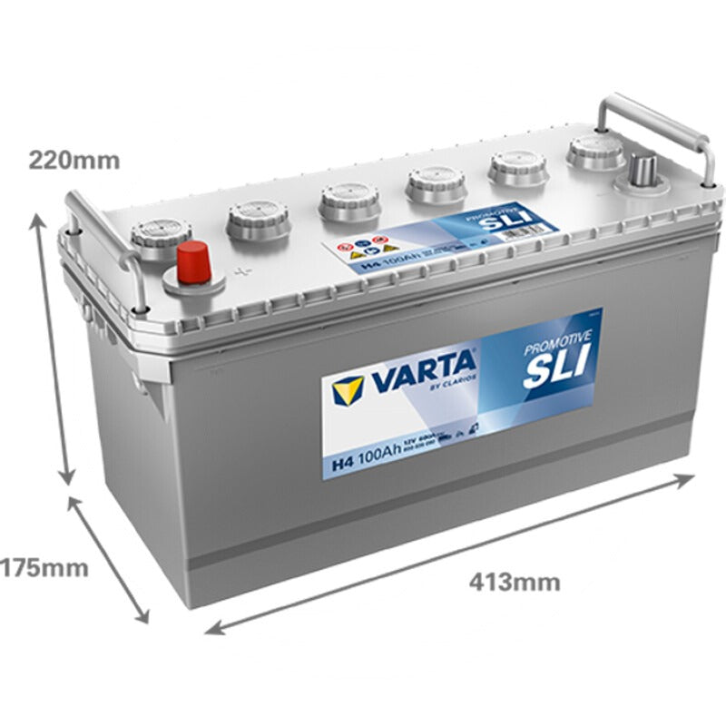 VARTA Starterbatterie 12V / 100Ah – 413 mm Schaltung 1