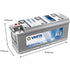 VARTA Starterbatterie 12 / 110 – 514 mm – 610013076A742