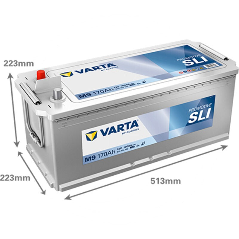 VARTA Starterbatterie VARTA 12V 170Ah 1000A – 513 mm – 710877_ERSET