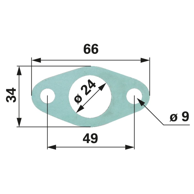 Dichtung Ansaugstutzen 930135 Rotax – Original-Ersatzteil, Stärke 2 mm