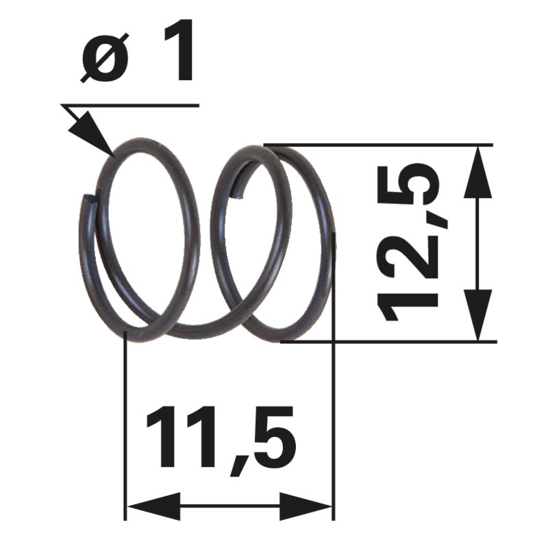 Bremsfeder Rotax 11,5 mm 938020 – Original-Ersatzteil von Rotax