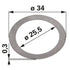Ausgleichscheibe Rotax 944471 – Original-Ersatzteil ø 25,5 / 34, 0,3 mm stark