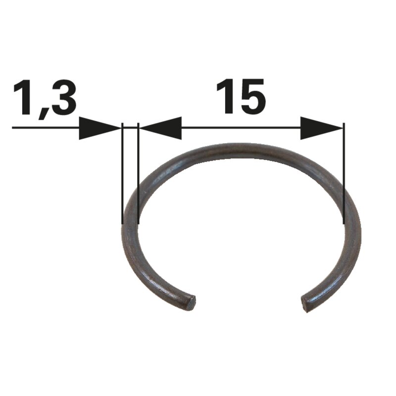 Nullhakenring Rotax 945635 – Original-Ersatzteil 15 mm für Rotax Motoren