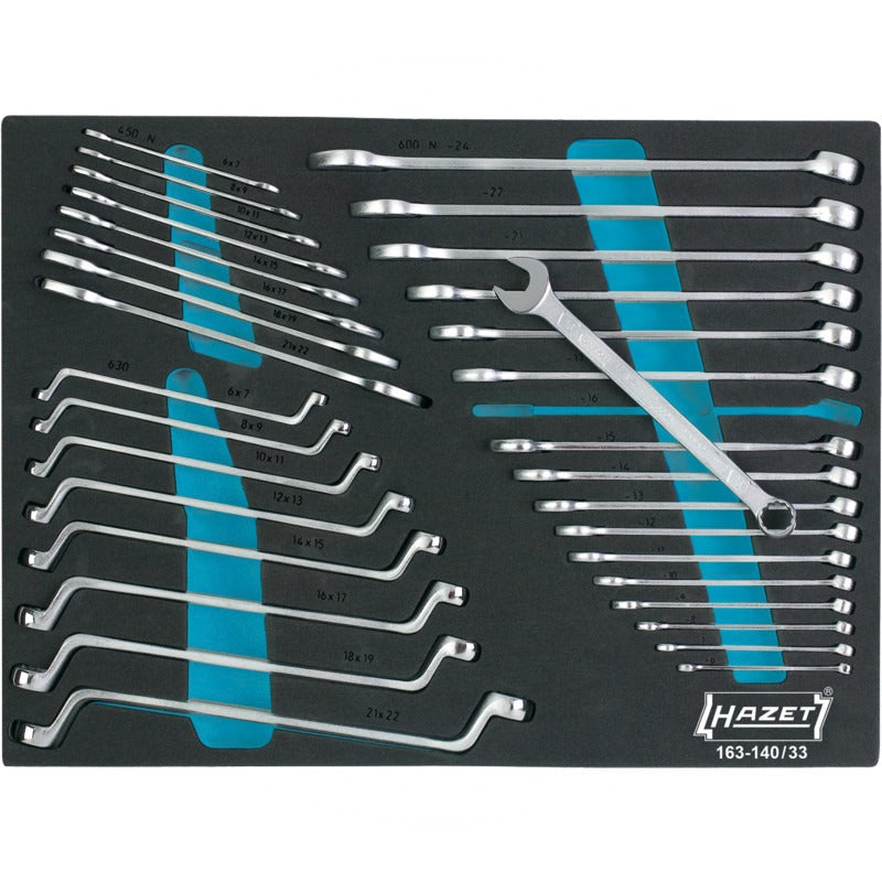 Hazet Schraubenschlüssel-Satz – Breite 392 mm