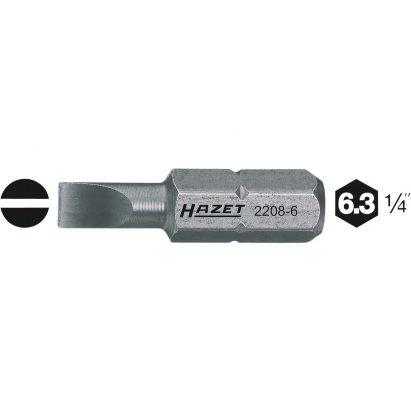 Hazet Schraubendreher-Einsatz (Bit) – 25 mm Größe Abtrieb (mm/Zoll) 11