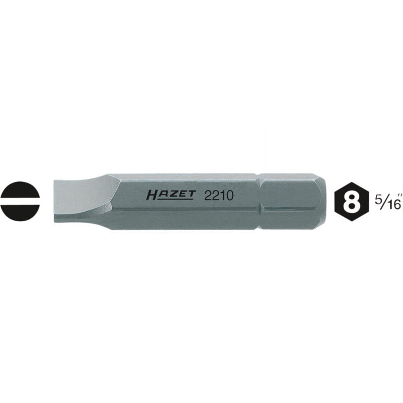 Hazet Schraubendreher-Einsatz (Bit) – 41 mm Größe Abtrieb (mm/Zoll) 8