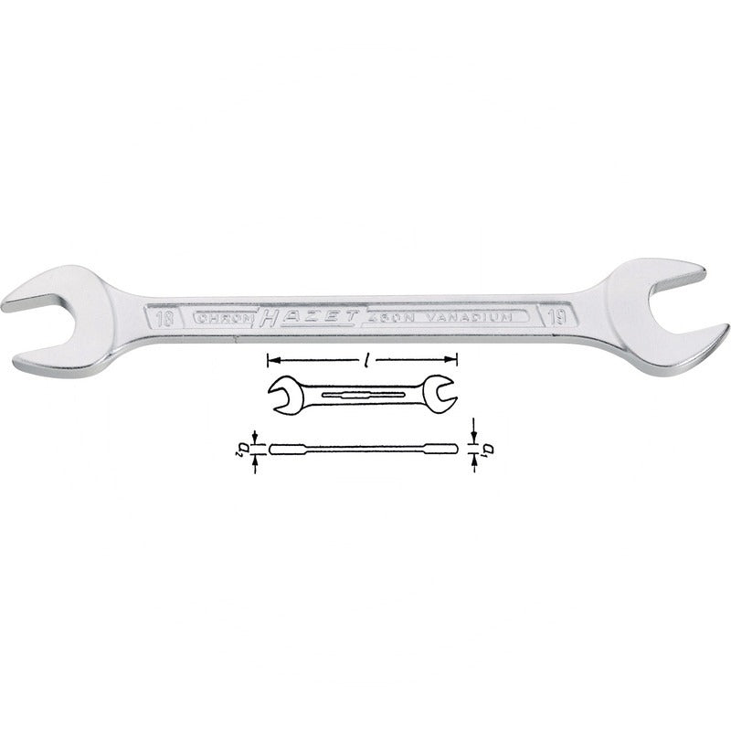 Hazet Doppelmaulschlüssel – 140,1 mm