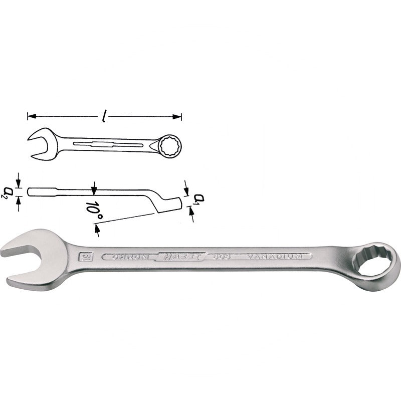 HAZET Ring-Maulschlüssel – 220 mm