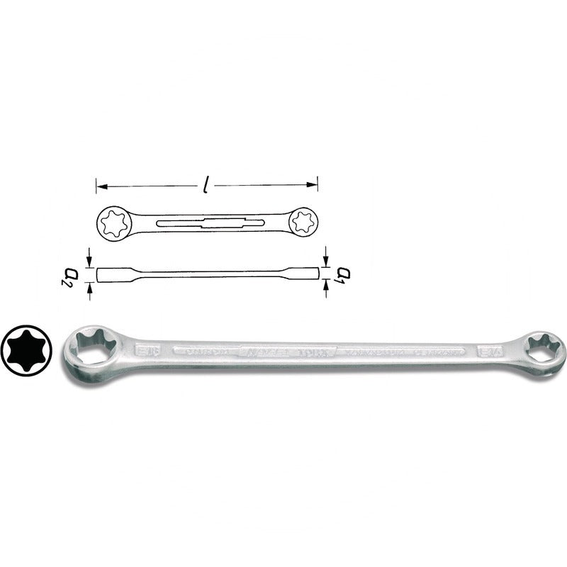 Hazet TORX® Doppelringschlüssel – 180 mm