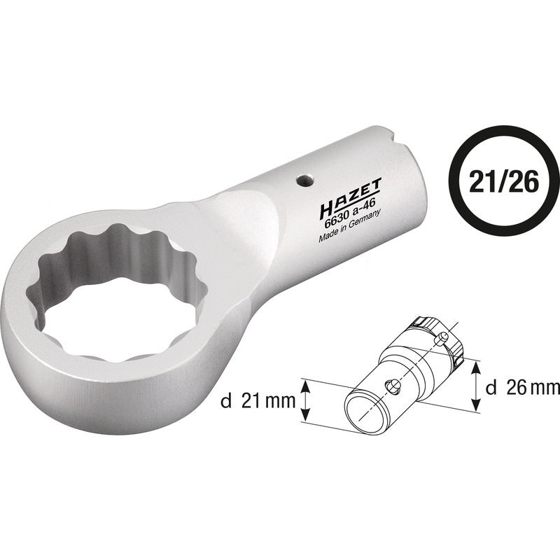 Hazet Aufsteck-Ringschluessel – Ø 56 mm