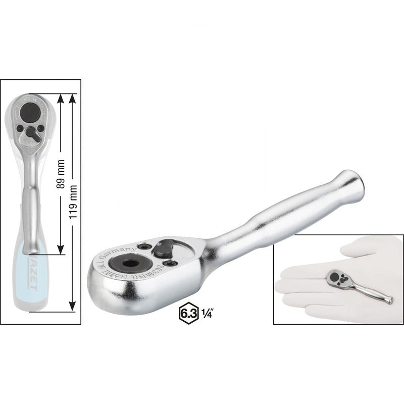 Hazet Bit-Umschaltknarre – 89 mm