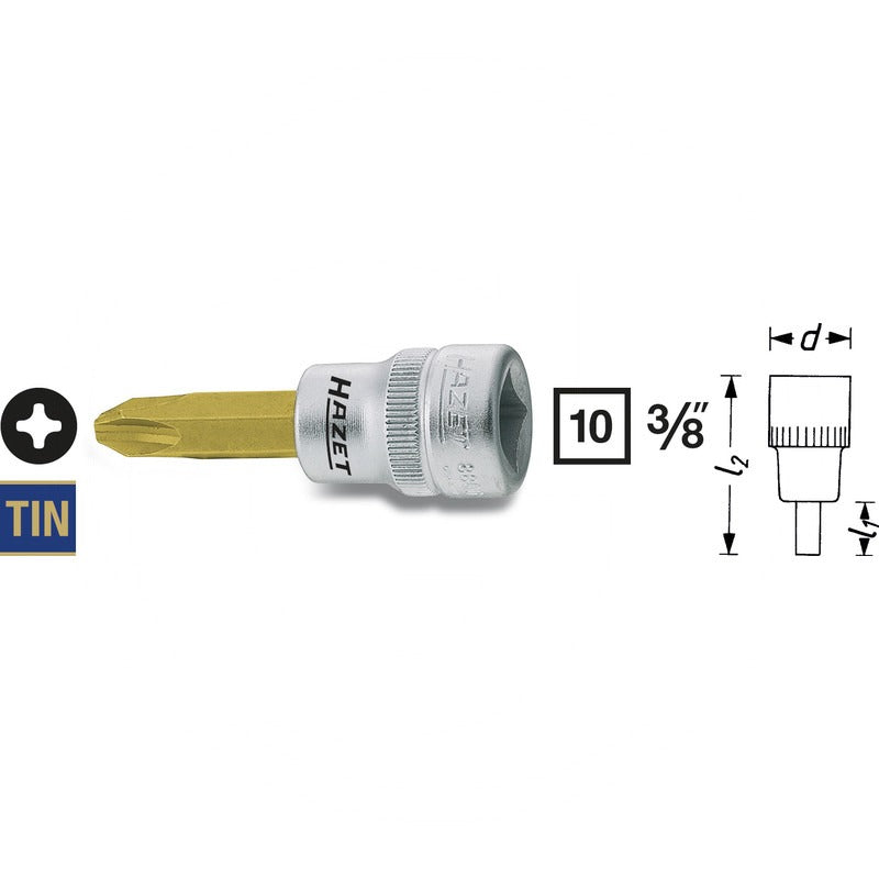 Hazet Schraubendreher-Einsatz – 50 mm SW PH2