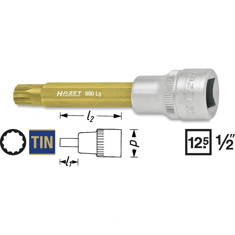 Hazet Schraubendreher-Einsatz – 100 mm SW M14