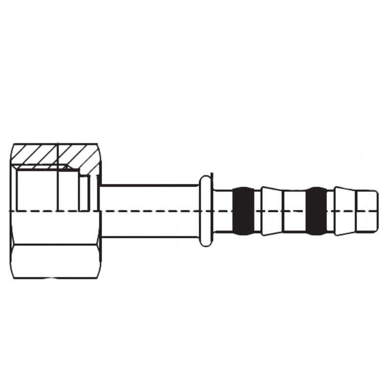 manuli Fitting gerade IG 5/8”-18-UNF 06 – Bild 2