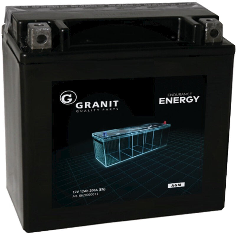 GRANIT ENDURANCE ENERGY Batterie 12 V / 12 Ah Kaltstartleistung EN (A) 200