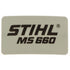 STIHL Typenschild Ms 660 STIHL