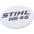 STIHL Typenschild Hs 45 STIHL